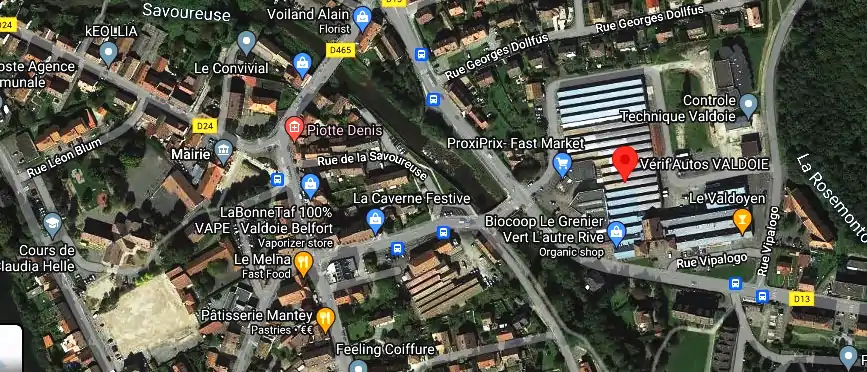 Prix contrôle technique à Valdoie