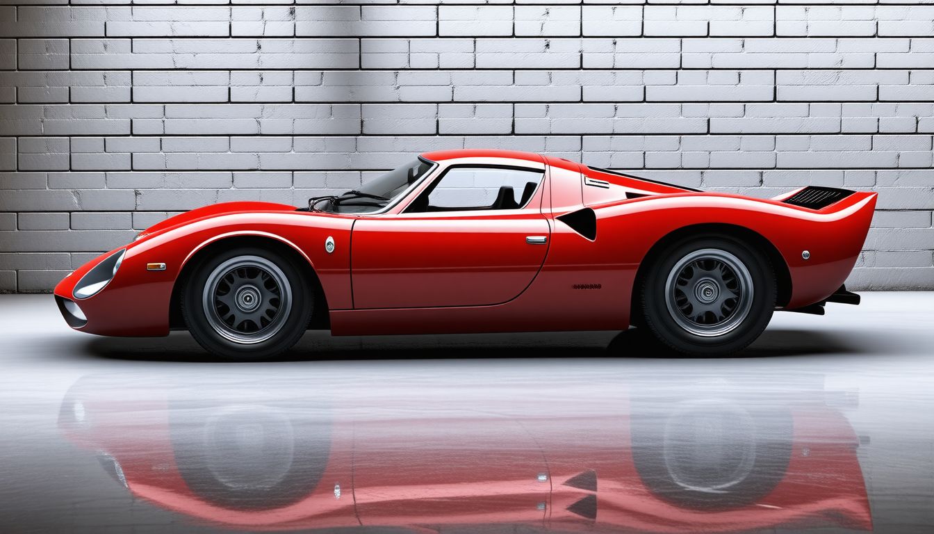 découvrez la redécouverte de l'alfa 33 stradale, un hommage élégant au style classique et à l'ingénierie italienne emblématique.